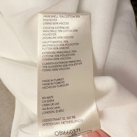 Anthropologie Puff-Sleeve Eyelet Dress Size M - Picture 7 of 7